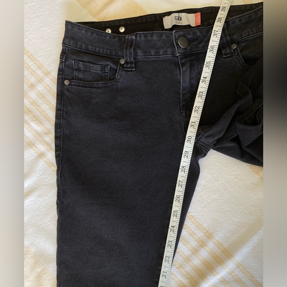 CAbiđź‘–Super Skinny Perfect Stretch Skinny Jeans SZ 4 in Faded Black #3044 - Picture 11 of 15